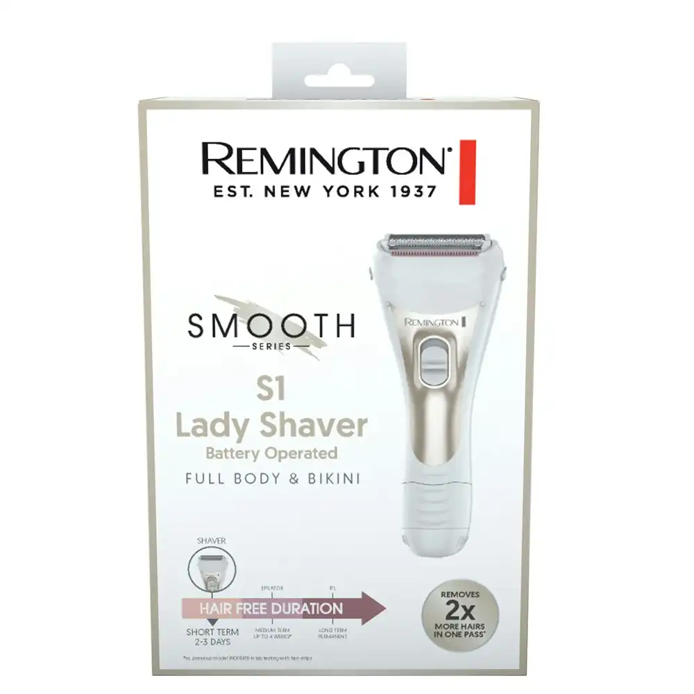 Remington S1 Smooth Lady Wet & Dry Foil Bikini/Body Women Hair Shaver/Trimmer