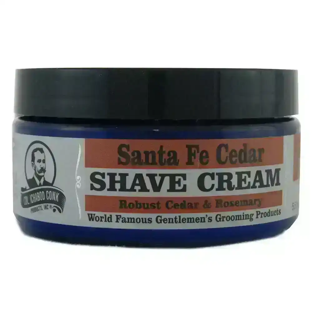 Colonel Conk 160ml Beard/Moustache Shave Cream Grooming/Shaving Santa Fe Cedar