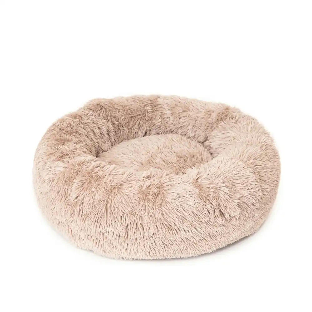 Superior Pet Goods 40cm Curl Up Cloud Dog Bed/Sleep Cushion Pumice Small Beige