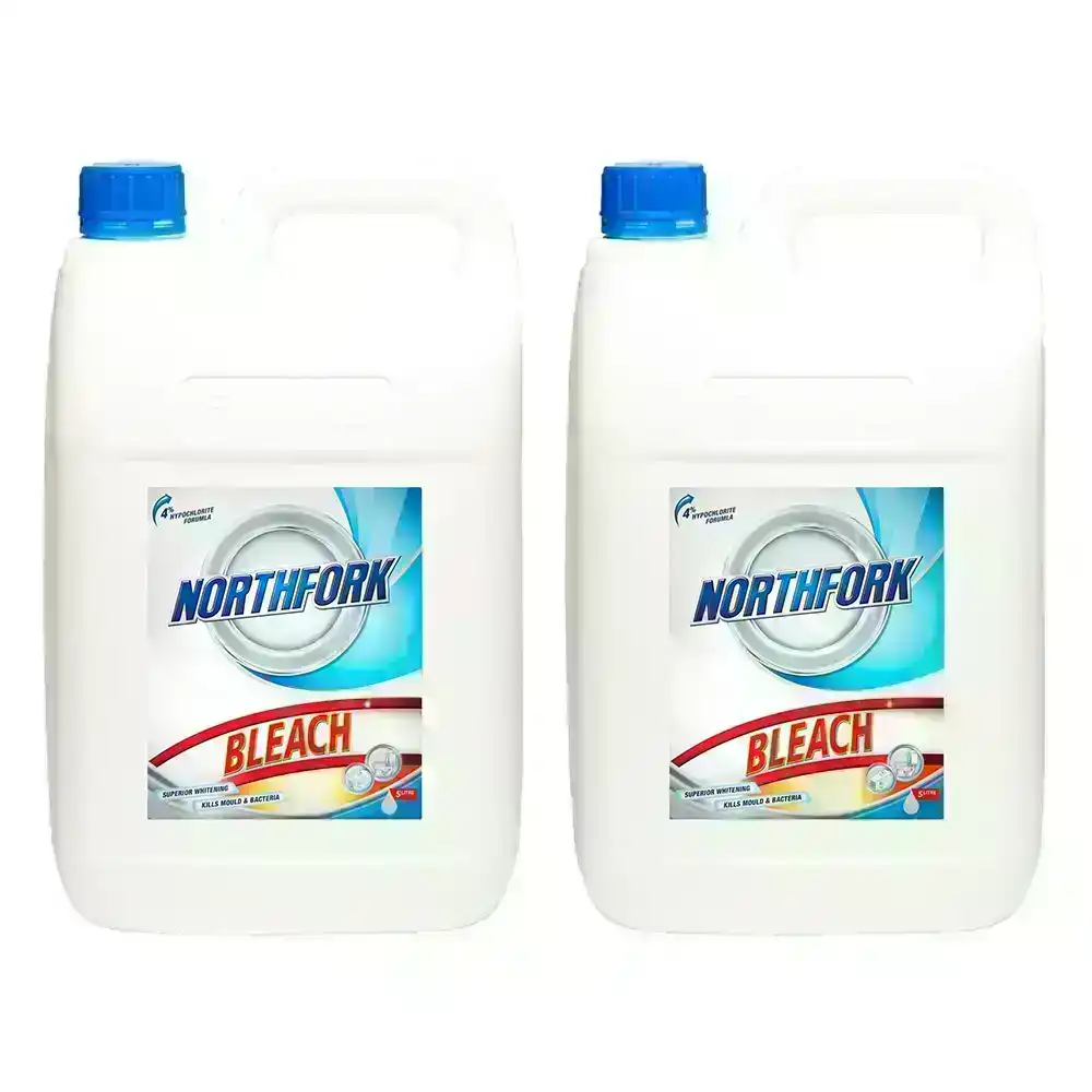 10L Northfork Bleach Kills Mould & Bacteria/Laundry/Bathroom Cleaning Sanitiser
