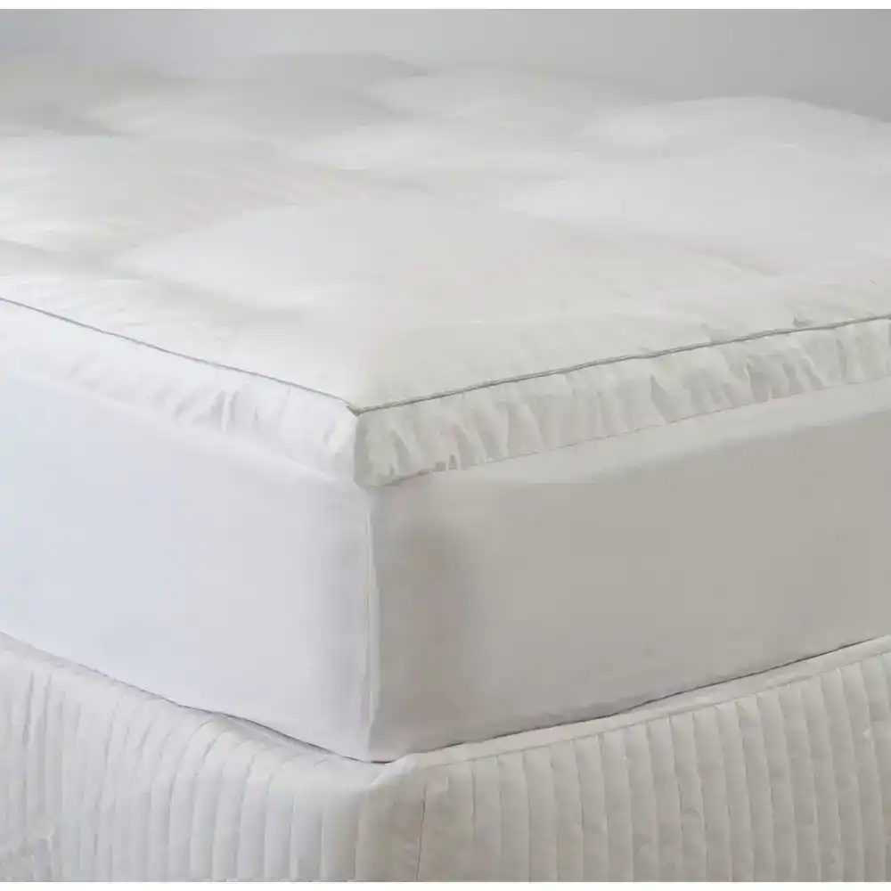Ardor 2800GSM Standard Double Bed Microfibre Mattress Topper Home Bedding White