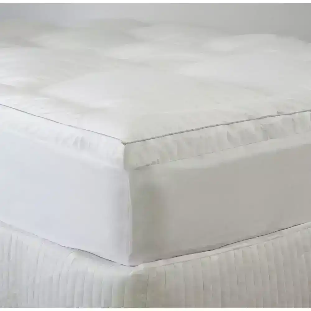 Ardor 2800GSM Standard Queen Bed Microfibre Mattress Topper Home Bedding White