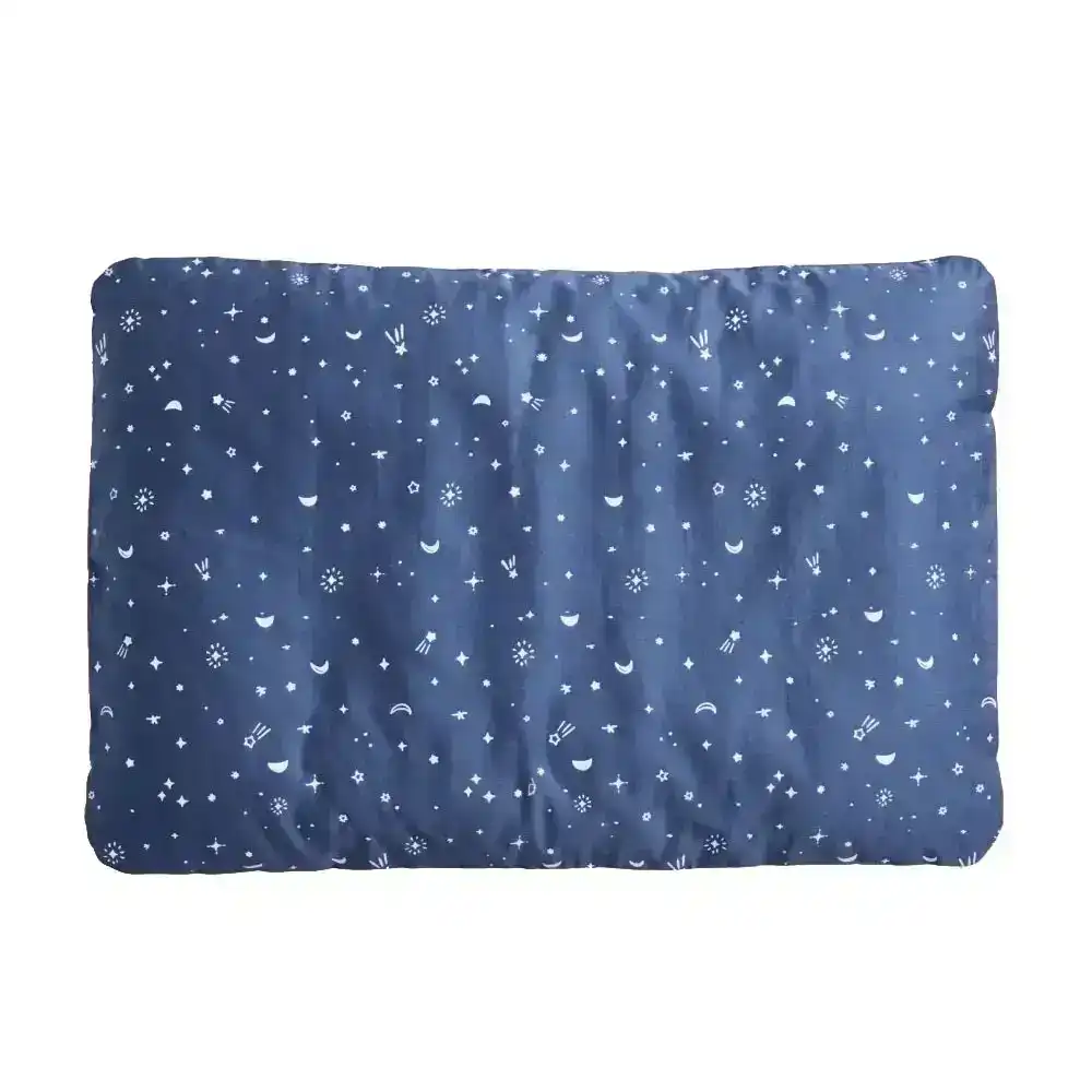 ergoPouch Organic Cotton Toddler Breathable Low Profile Pillow & Case Night Sky