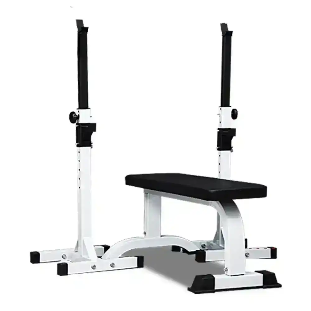 RBT305 Adjustable Squat Rack Stand & Weight Bench Press Set