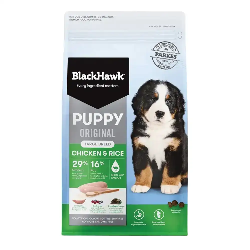 BlackHawk Puppy Large Breed Original Chicken and Rice Dry Dog Food 20 Kg