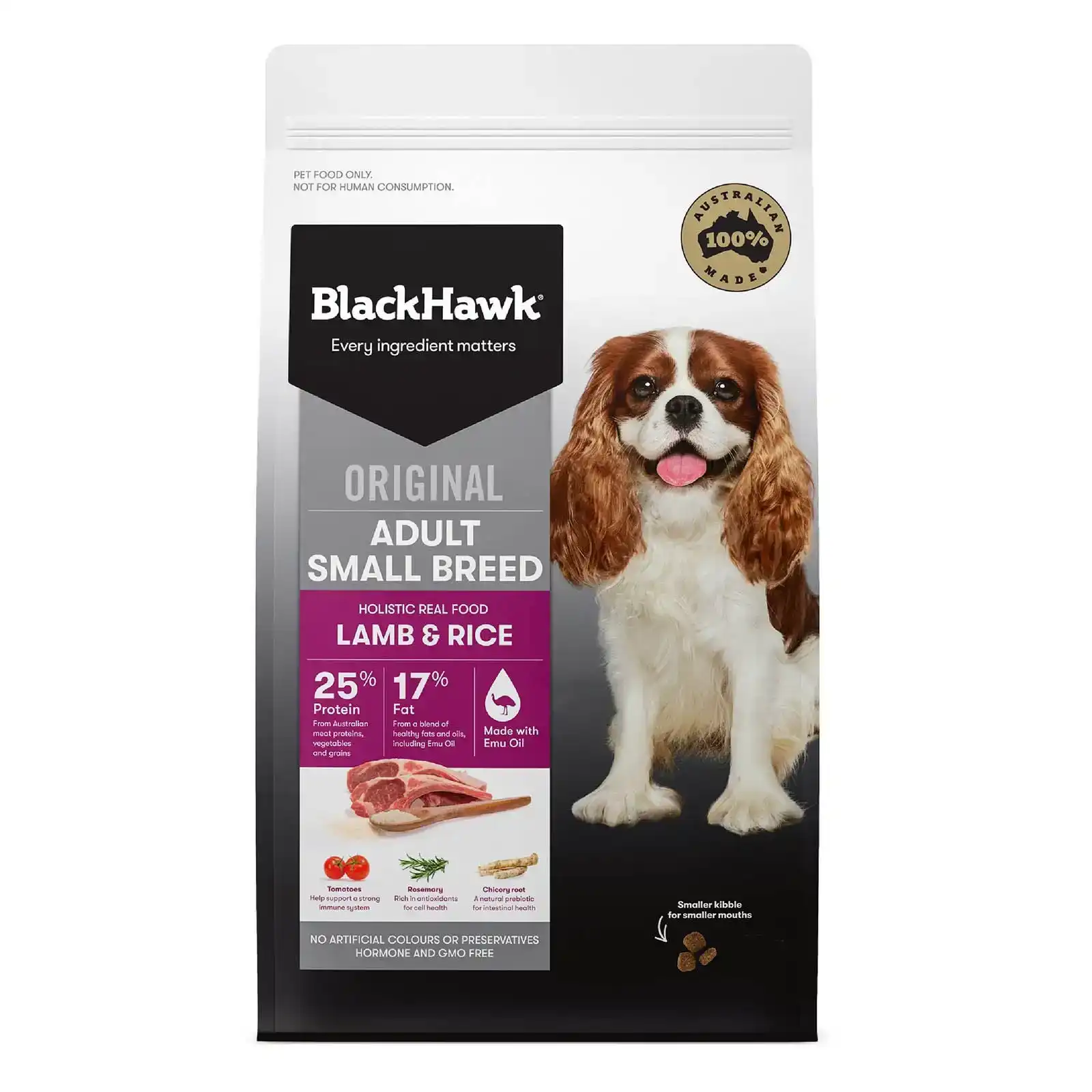 Black Hawk Adult Small Breed Original Lamb & Rice Dog Dry Food 3 Kg
