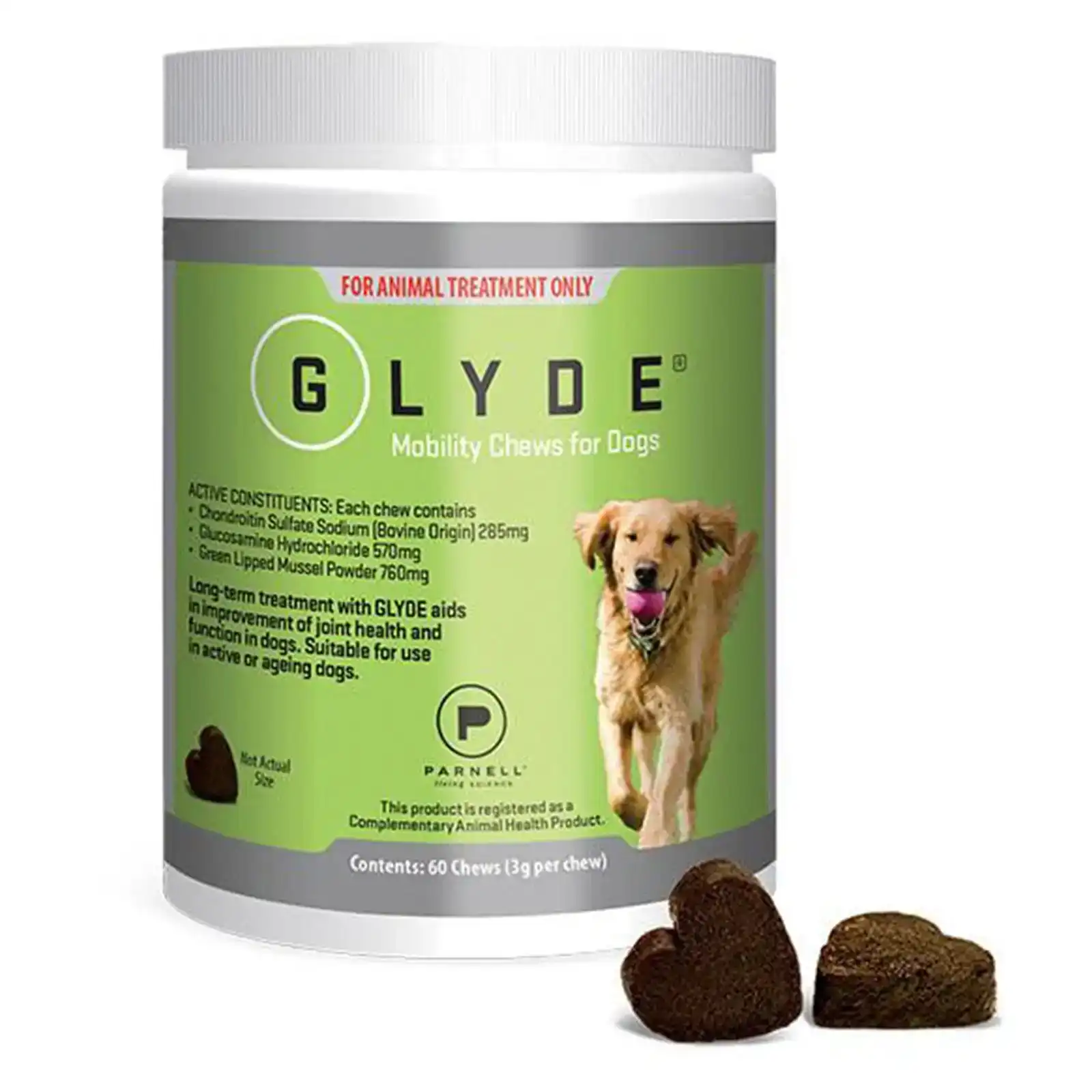 Glyde Mobility Chews For Dogs 60 Chews