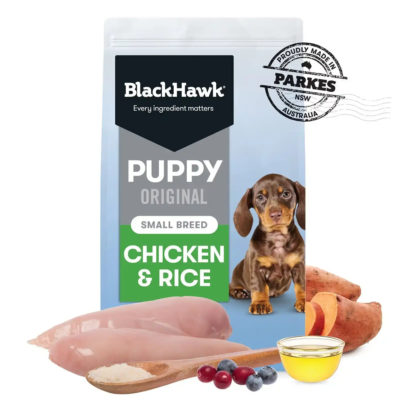 BlackHawk Puppy Small Breed Original Chicken And Rice Dry Dog Food 10 Kg