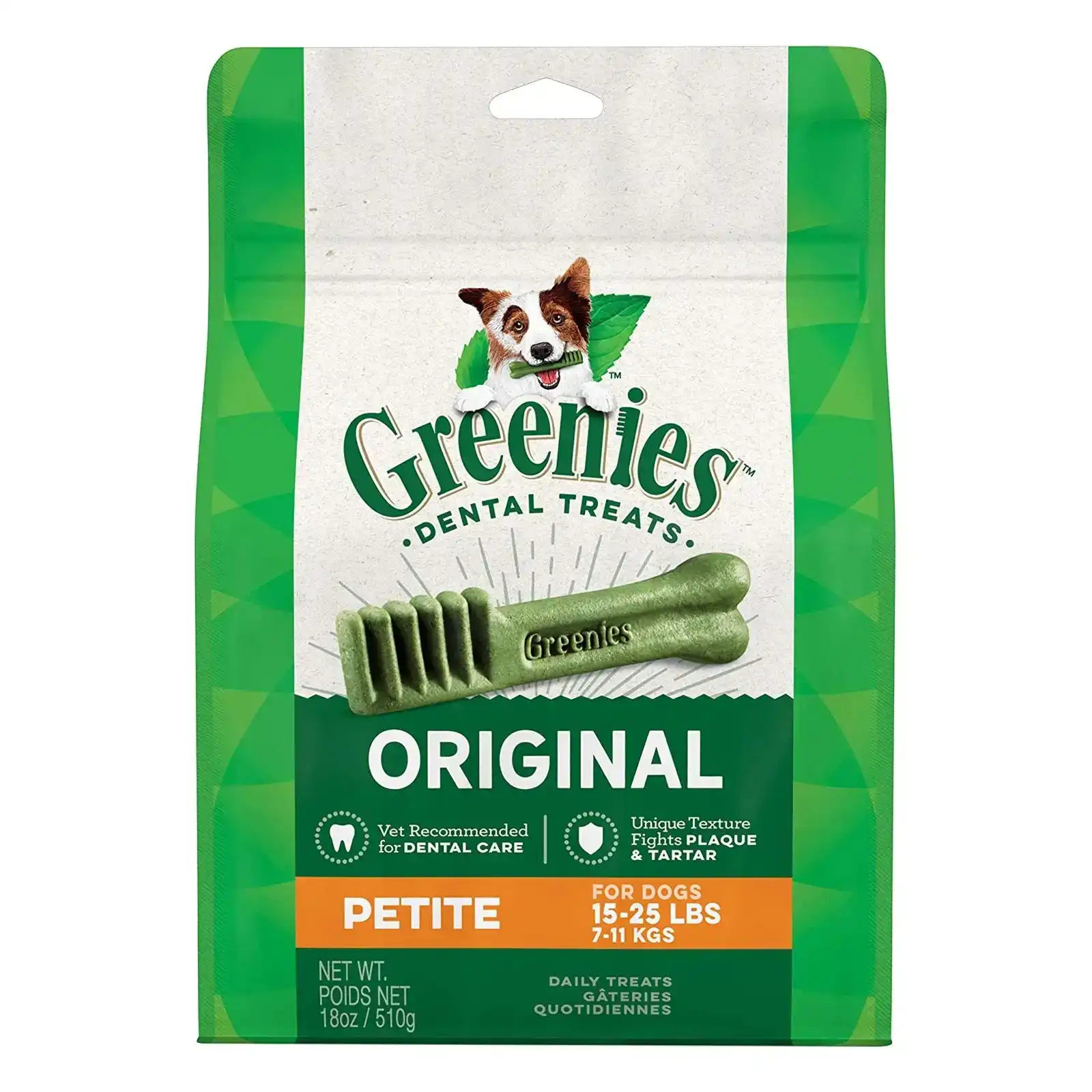 GREENIES Original Dental Treats Petite for Dogs 7 to 11 Kg 1 Kgs