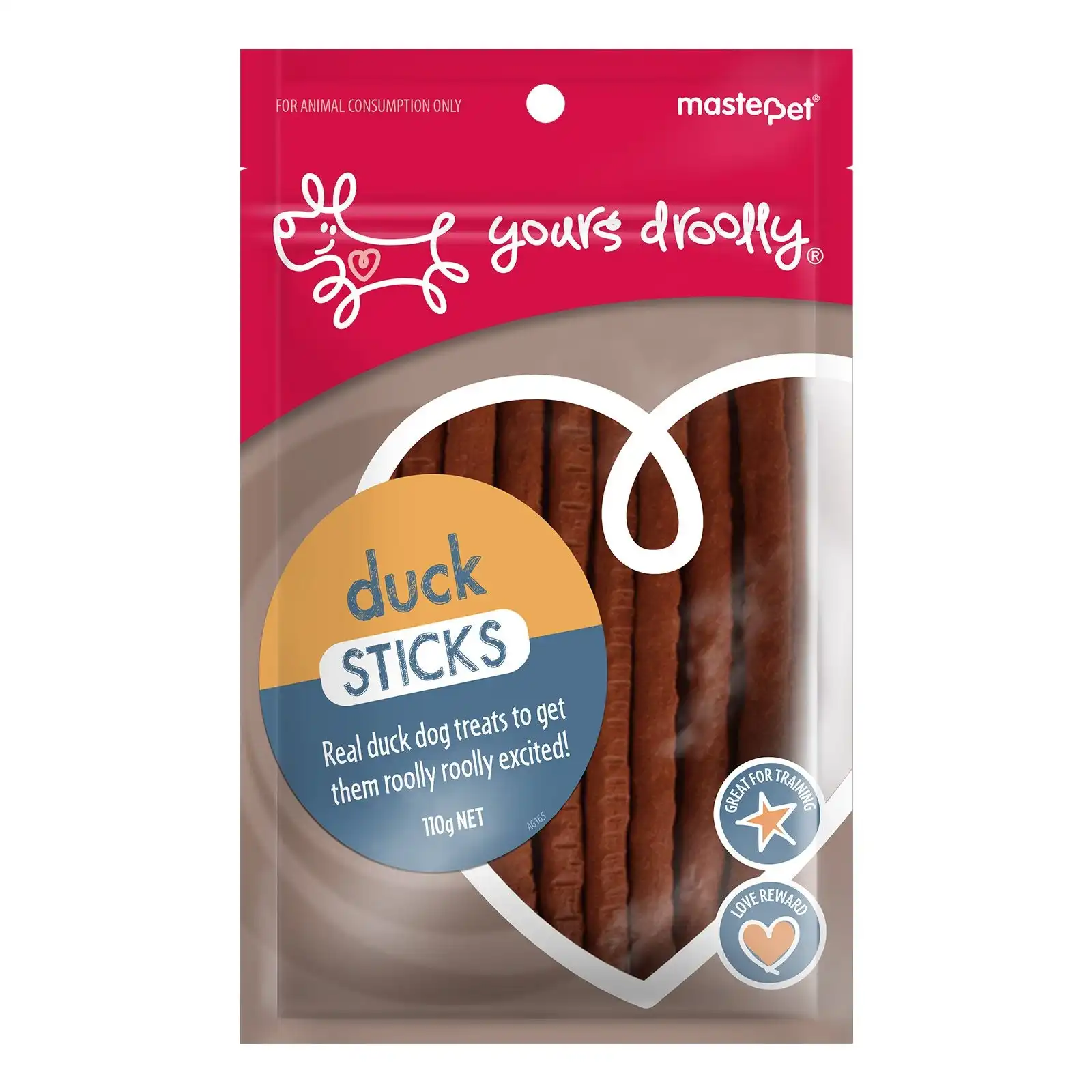 Yours Droolly Duck Sticks Dog Treats 110 Gm 5 Packs