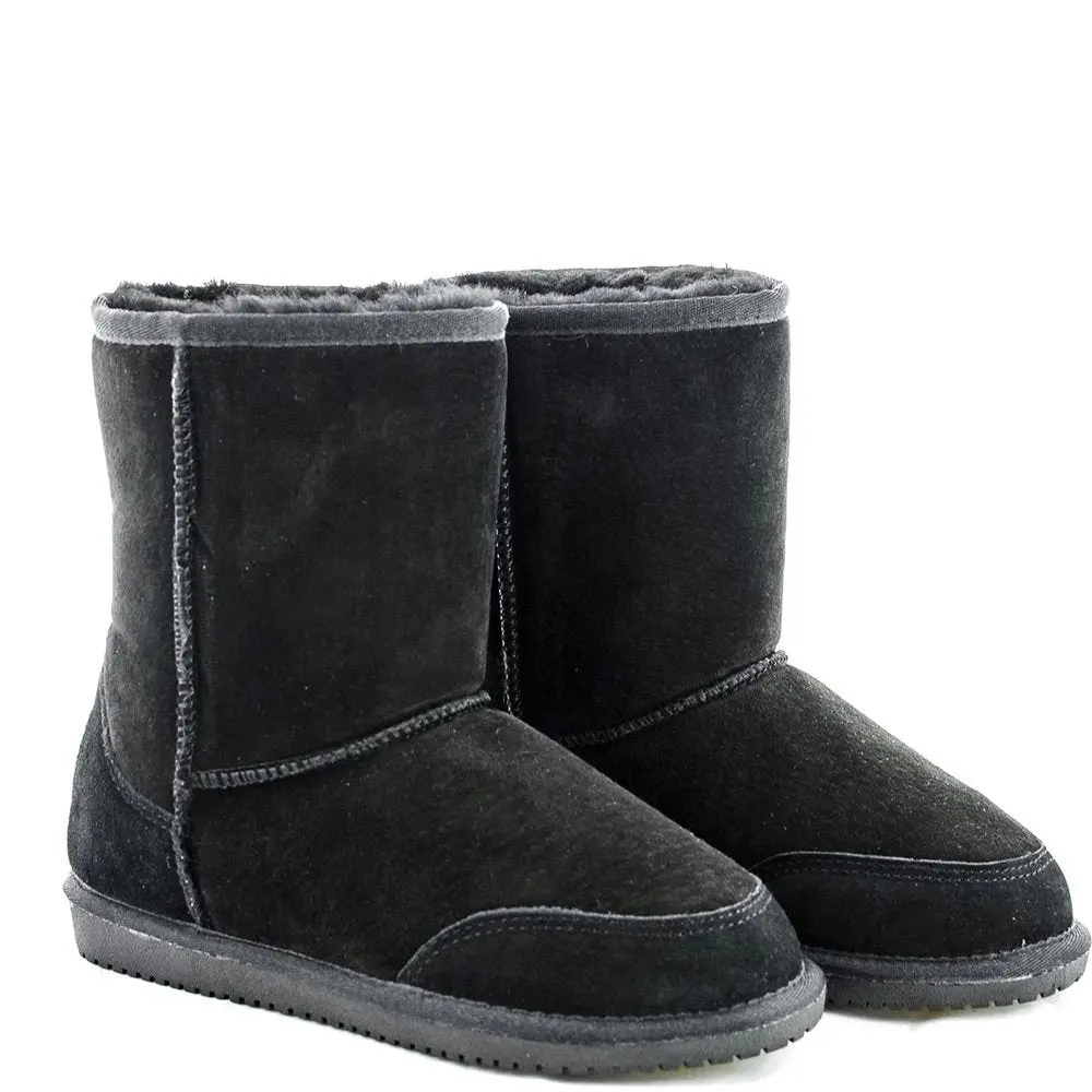 Original Ugg Australia Black Detailed Mid Boots Brands
