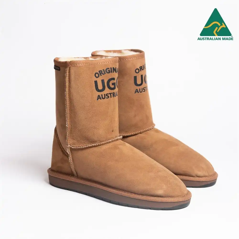 Original Ugg Australia Australian Made Short Classic Chestnut Print Ugg Boots