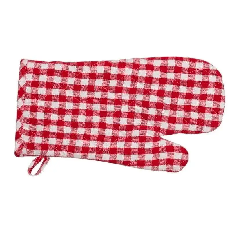 Rans Gingham Red Oven Glove