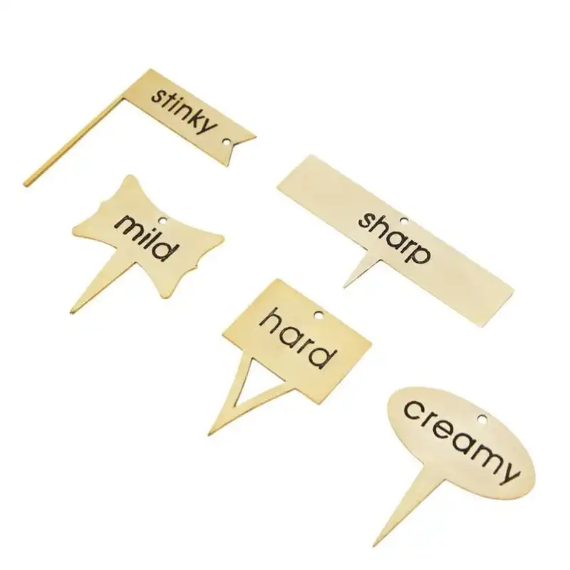 J.Elliot Zola Gold Cheese Markers Set