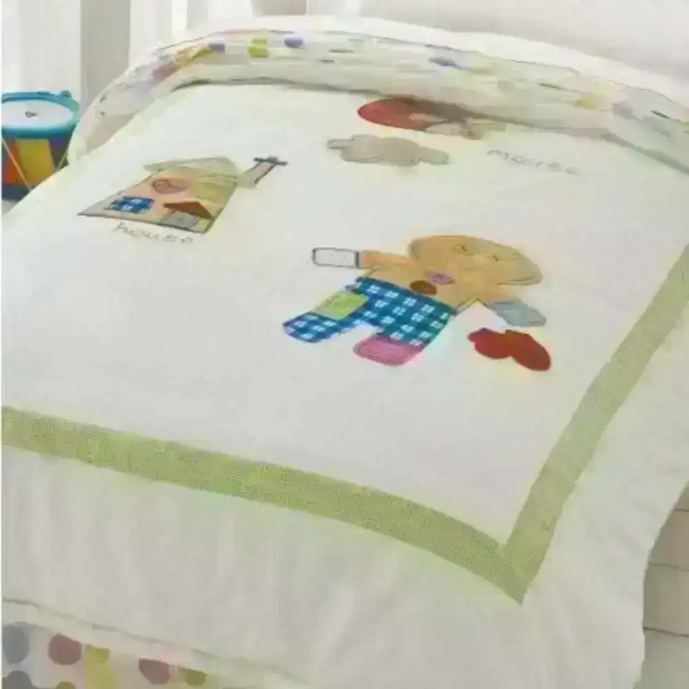 Happy Kids Gingerbread Man Quilt Cover Set