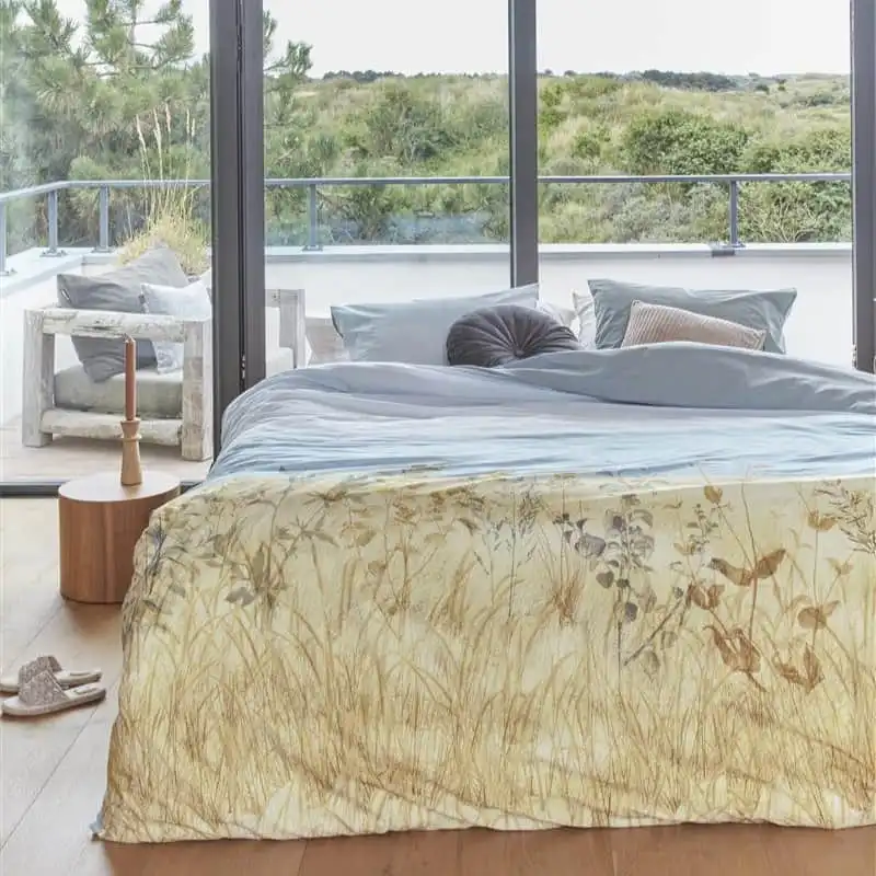 Bedding House Dunes Cotton Natural Quilt Cover Set