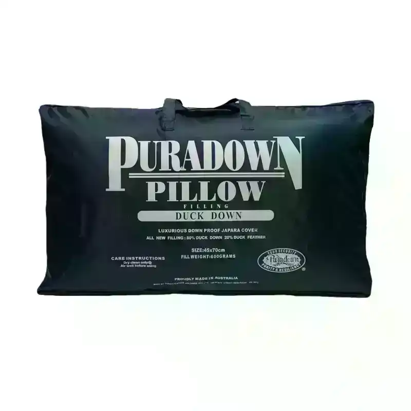 Puradown 80% Duck Down 20% Feather Pillow