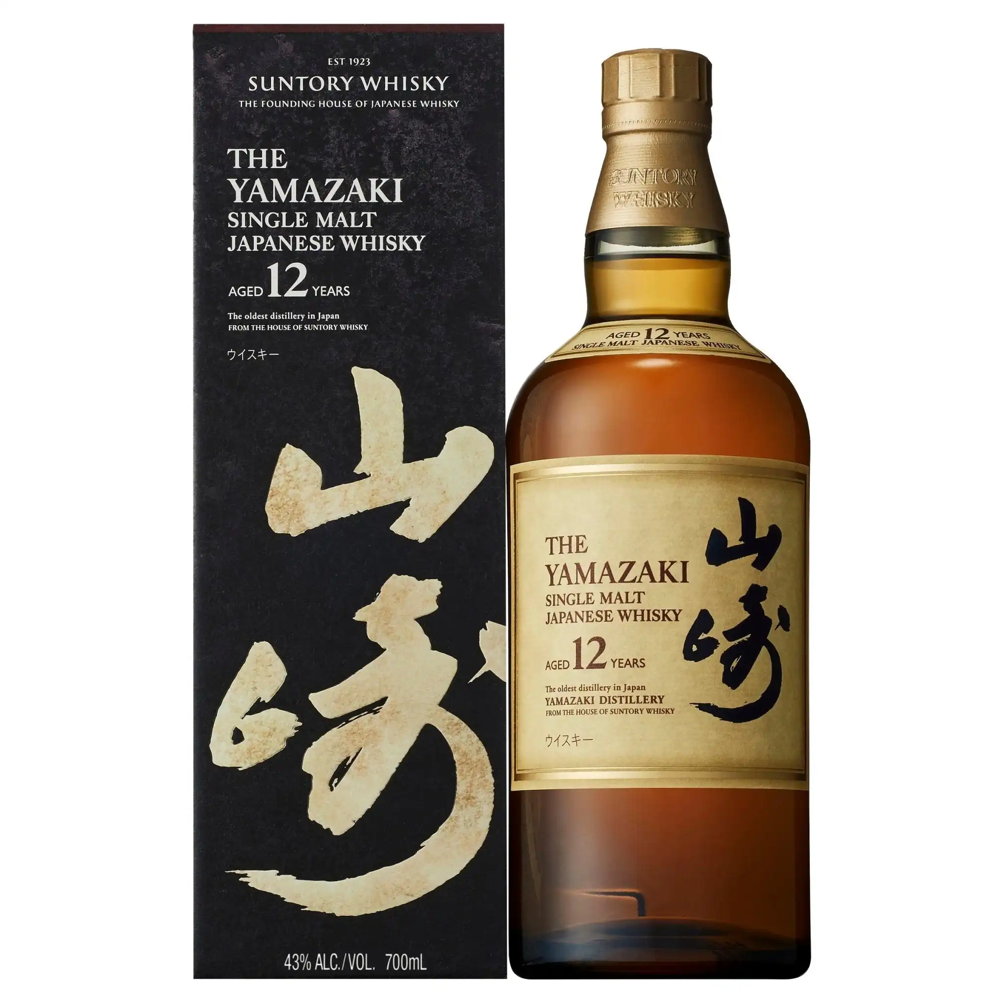 Yamazaki 12YO Japanese Single Malt Whisky (700mL)