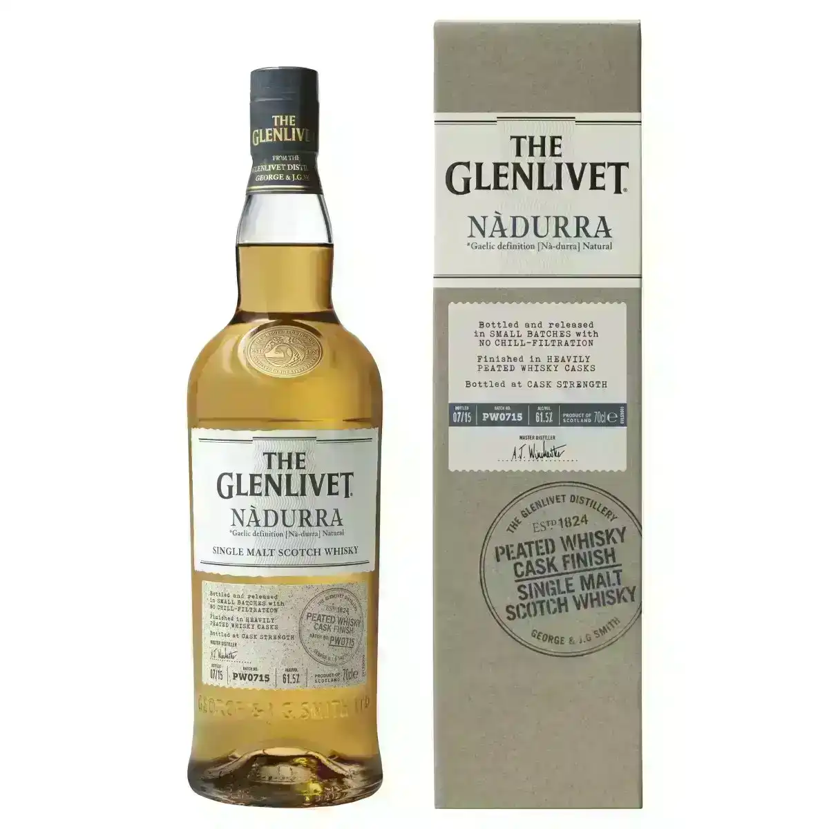 The Glenlivet Single Malt Whisky Nadurra Peated Barrel (1000mL)