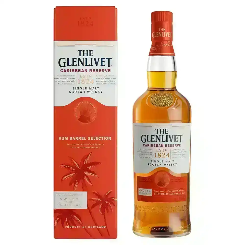 The Glenlivet Caribbean Reserve Scotch Whisky (700mL)