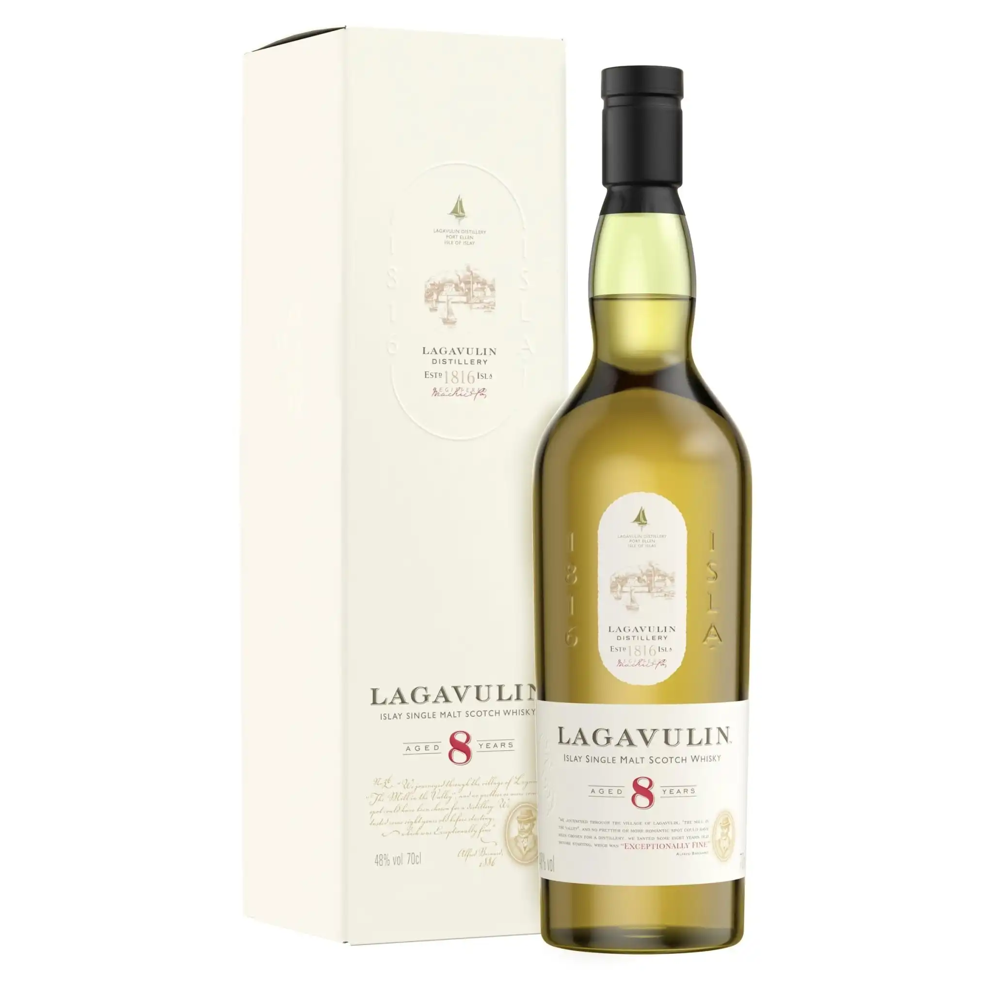Lagavulin 8yo Islay Single Malt Scotch Whisky (700mL)