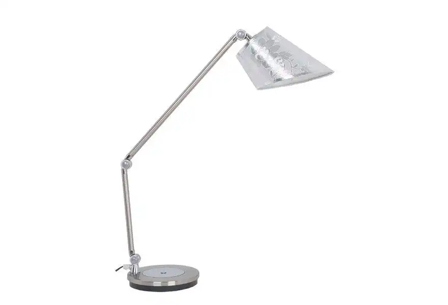 CARA - Satin Chrome Table Lamp