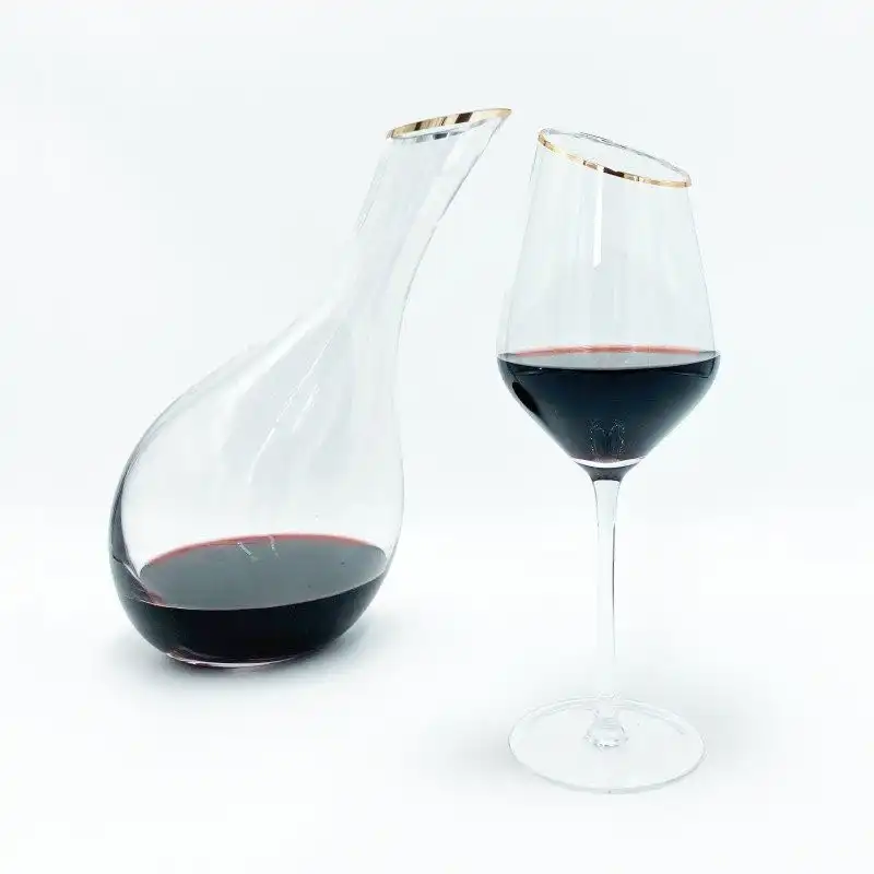 L.K. Luxe Drinkware Manhattan Elegance Stemmed Wine Glasses