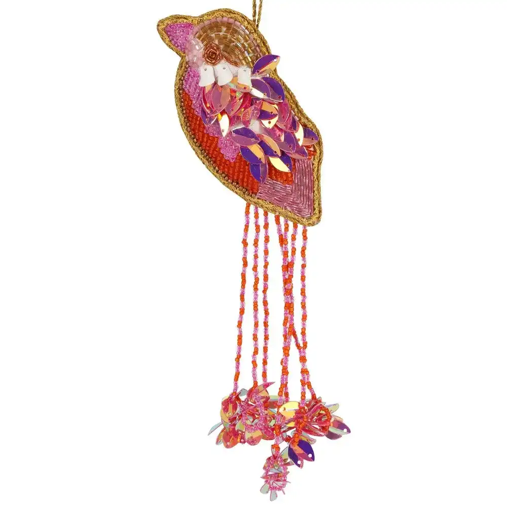 Belle Bird Sequin Hanging Decoration
