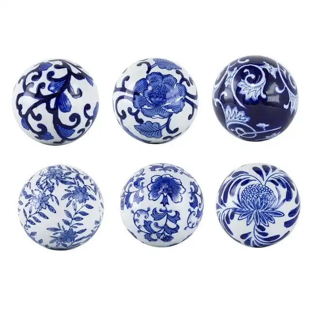 DD Design Hampton's Decorator Balls - Set of 6