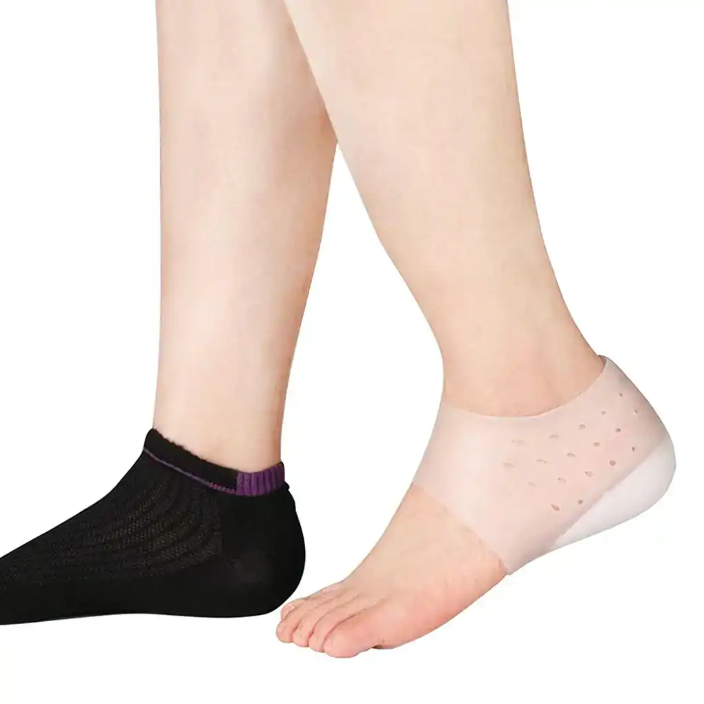 Invisible Height Lift Heel Pad Sock Liners Increase Insole Pain Relieve Pad (9 Sizes)