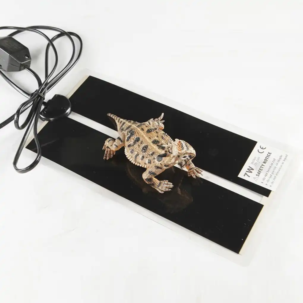 Reptile Pet Electric Heating Pad Heater Heat Mat Warmer Hermit Crab Frog Lizard