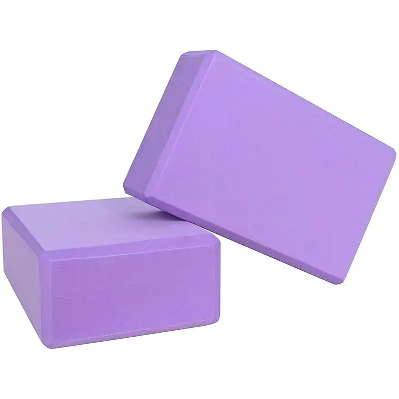 Yoga Block Brick Durable Foaming Home Exercise Practice Fitness Gym Sport 5 Colours, up to 4pcs set