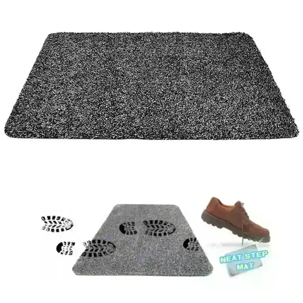 Super Clean Microfiber Non Slip Step Mat Doormat Rug Mud/Water Absorption Carpet