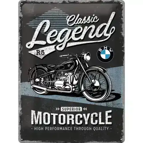 Nostalgic Art BMW Classic Legend 30x40cm Large Metal Tin Sign Home Wall Decor