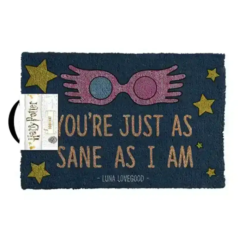 Harry Potter You're Just As Sane As I Am Entrance Doormat Rectangle Rug 40x60cm