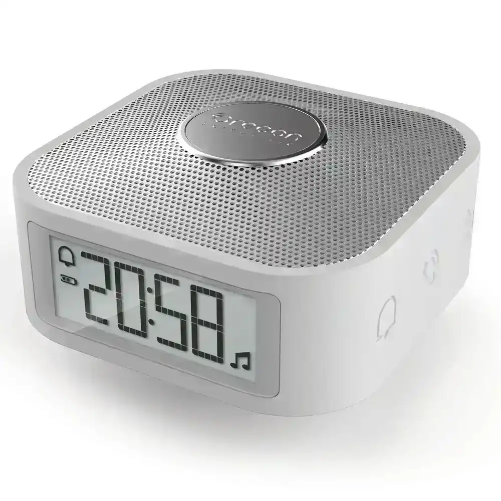 Oregon Scientific 8.5cm Dream Science Smart Bluetooth Alarm/Clock w/Mic Silver