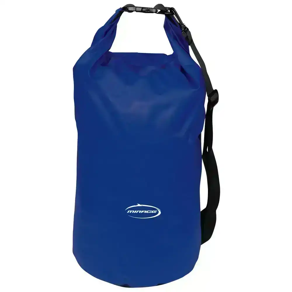 Mirage 30L Dry Stroage PVC Camping/Beach/Boating Carry Bag w/Shoulder Strap Blue