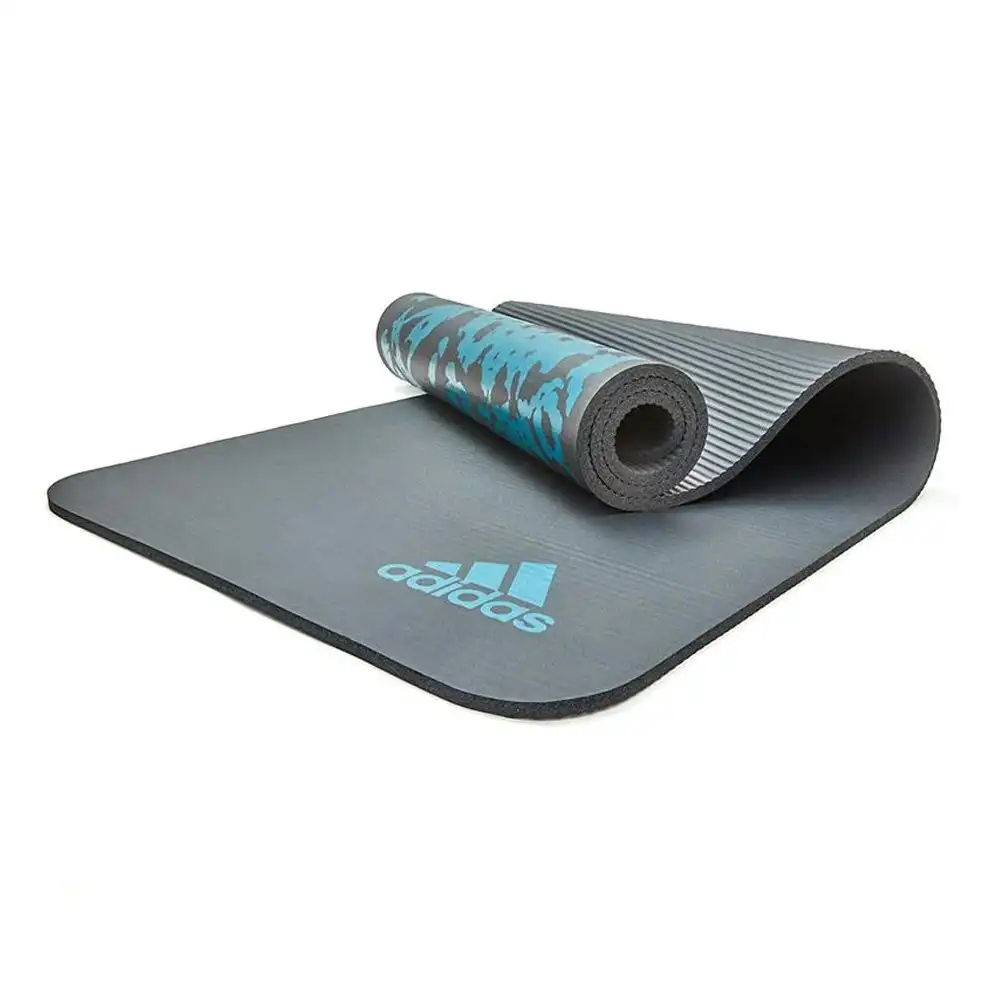 Adidas 10mm Tie-Dye Fitness Yoga Mat Home Exercise/Workout/Training Gym Blue