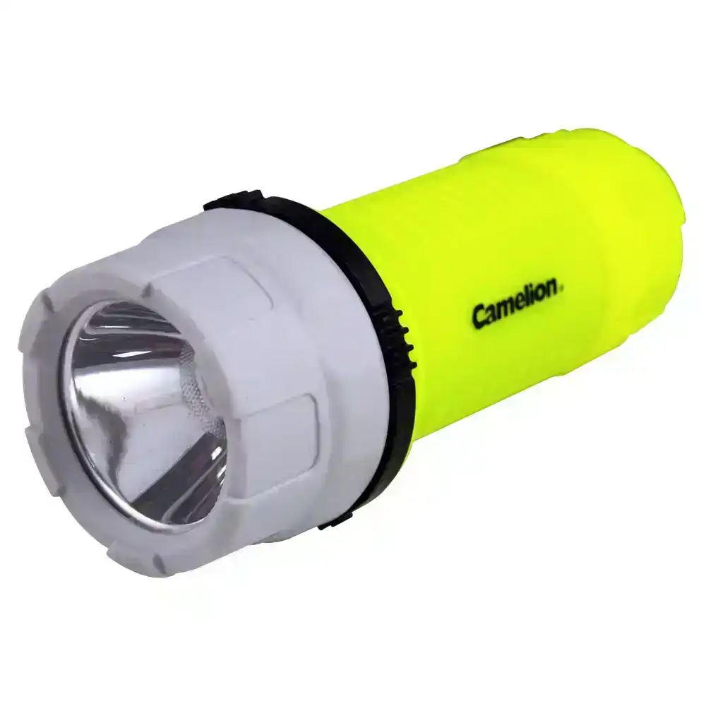 Camelion 5M Waterproof Diving Torch LED Dive Light Underwater Flashlight Yellow