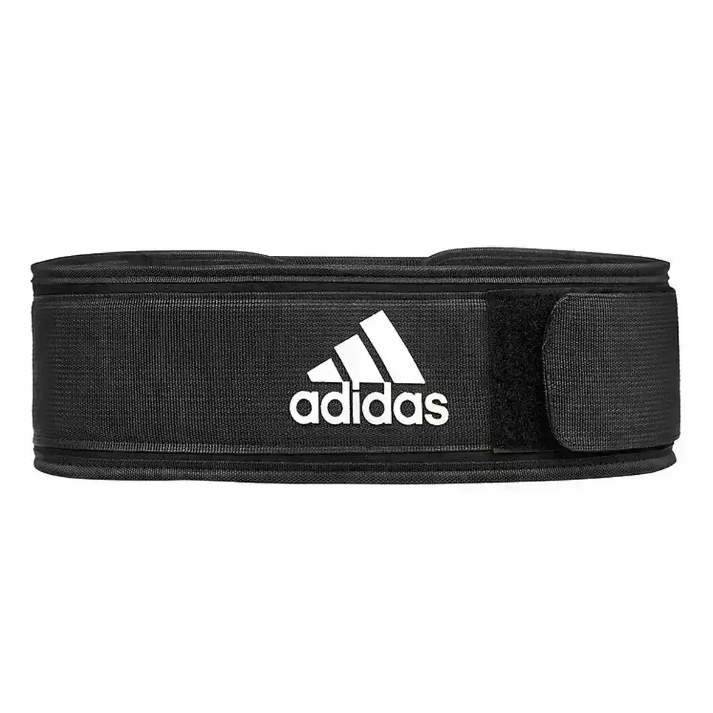 Adidas Essential XL Weight/Powerlifting Belt Strength Support/Gym Training BLK
