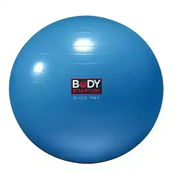 Body Sculpture Anti Burst 55cm Gym Ball Fitness Training/Workout Exercise Blue