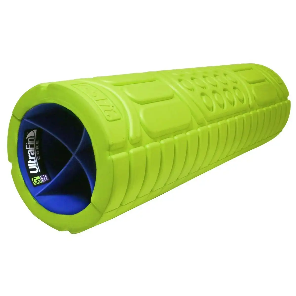 Gofit 45.7cm Sports Gym Fitness/Muscle Massage Recovery Massager/Roller Green