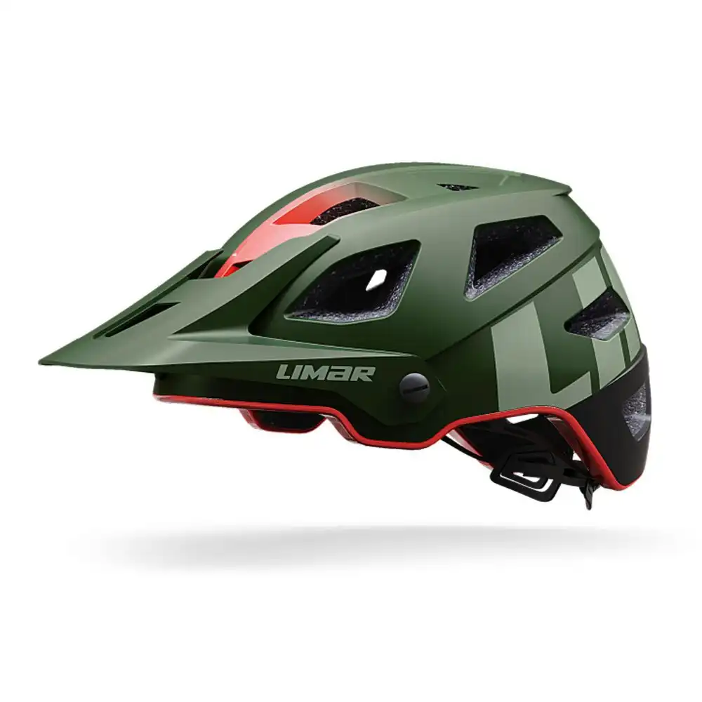 Limar Delta Bike/Bicycle 57-62cm Helmet Protect Gear Large Adult Matt Dk Green
