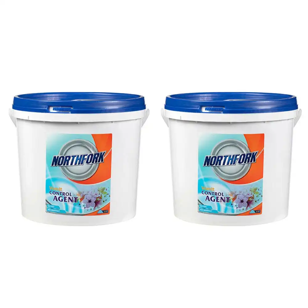 2x Northfork 3.5kg Vomit Control Agent Non-Toxic/Safe Odour Eliminating Powder