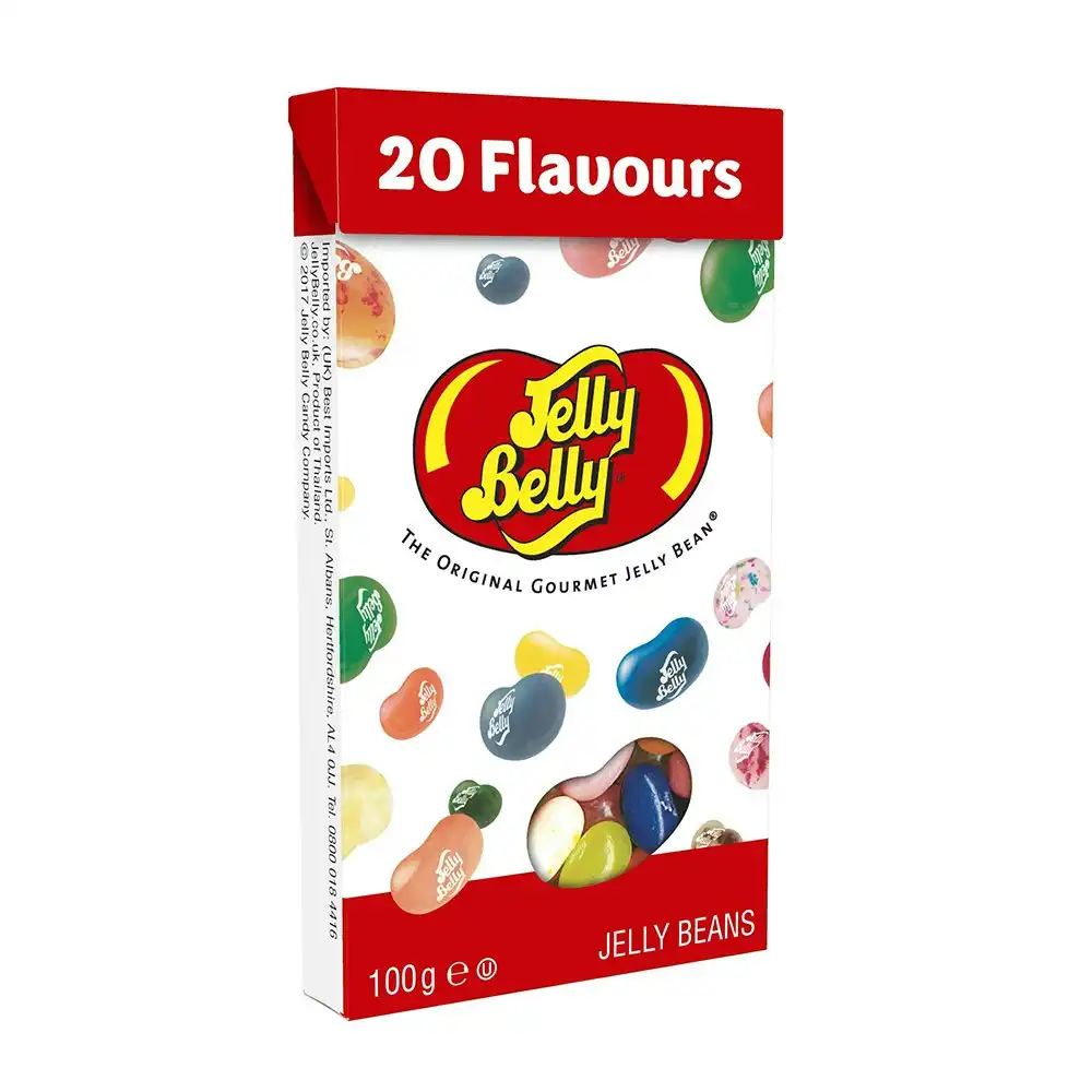 12pc Jelly Belly 20 Assorted Flavour 100g Jelly Beans Sweets Candy Confectionery