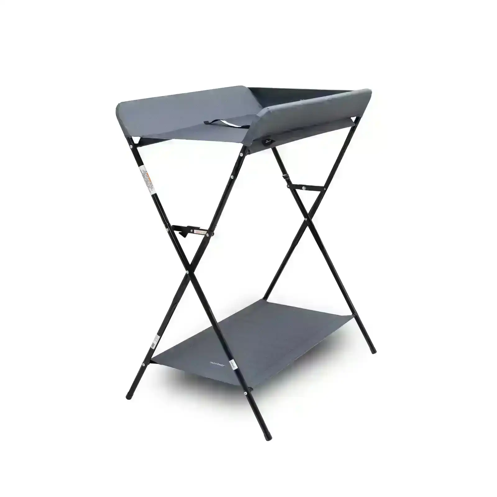 Valco Baby Pax 77cm Changing Table w/ Storage Shelf/Safety Strap 0m+ Smoke Grey