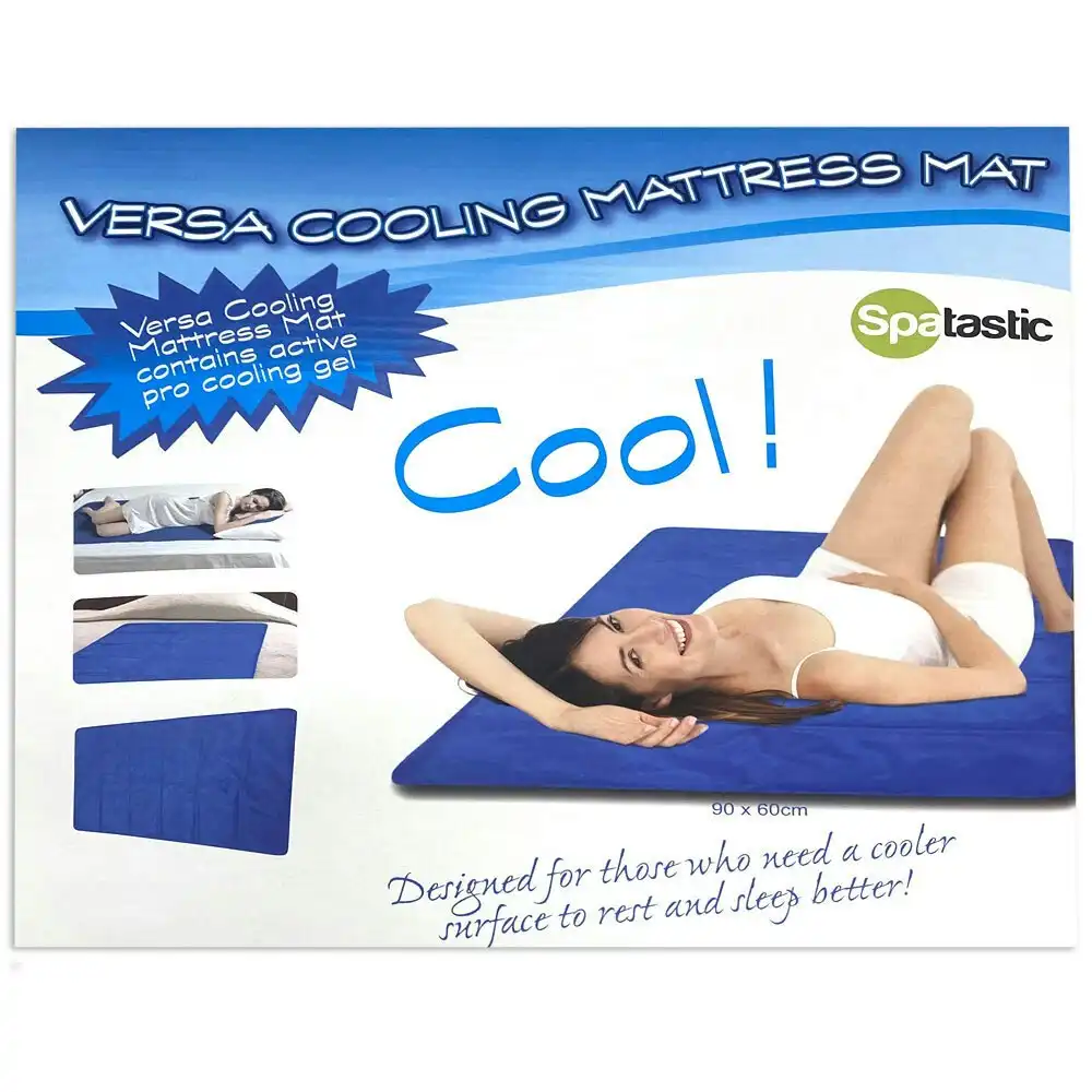Spatastic 60x90cm Versa Cooling Mattress Mat Pillowcase/Bed/Pillow/Laptop Blue