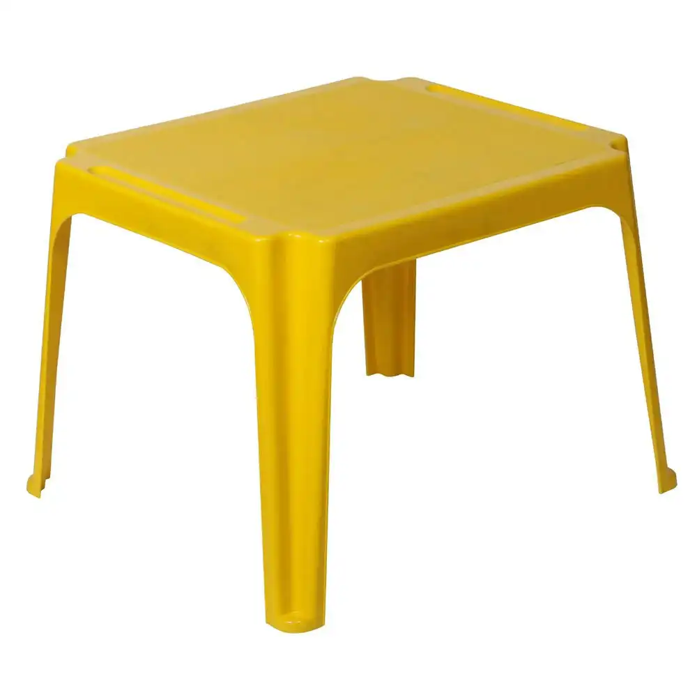 Tuff Play 60cm Tinker Table Kids Plastic Desk Furniture Indoor/Outdoor 2-6y YLW