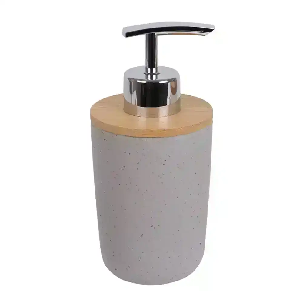 Eco Basics Soap Pump Bathroom/Sink Shampoo/Lotion/Liquid Dispenser Charcoal