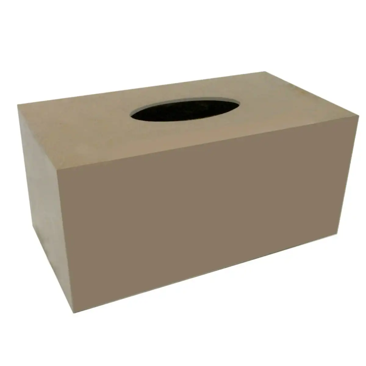 Boyle Craftwood 24x13cm Wooden Tissue Box Cover DIY Craft Storage Large Brown